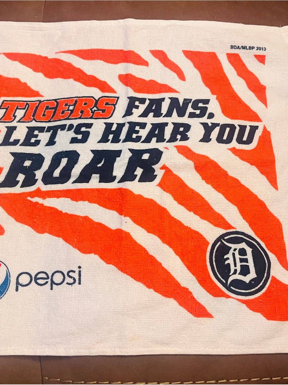 Detroit Tigers Rally Towel - Orange & Navy Fan Towel